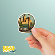 Louisville Kentucky Sticker | Louisville Travel Decal | Louisville Illustration Sticker