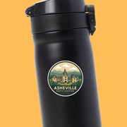 Asheville North Carolina Sticker | Asheville Travel Decal | North Carolina Illustration Sticker