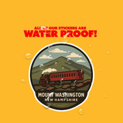 Mount Washington New Hampshire | Cog Railway Sticker | New Hampshire Decal