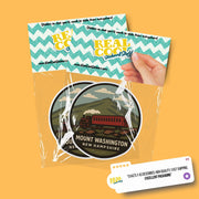 Mount Washington New Hampshire | Cog Railway Sticker | New Hampshire Decal