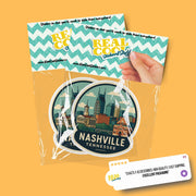 Nashville Sticker | Nashville Tennessee Travel Decal | Nashville Illustration Sticker