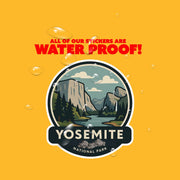 Yosemite National Park Sticker | Yosemite Travel Decal | Yosemite Illustration Sticker