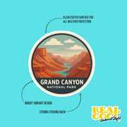 Grand Canyon Sticker | Grand Canyon Travel Decal | Grand Canyon Illustration Sticker