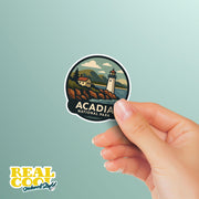Acadia National Park Sticker | Acadia Travel Decal | Acadia National Park Illustration Sticker