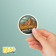 Badlands National Park Sticker | Badlands National Park Travel Decal | Badlands National Park Illustration Sticker