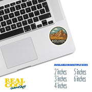 Badlands National Park Sticker | Badlands National Park Travel Decal | Badlands National Park Illustration Sticker