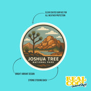 Joshua Tree National Park Sticker | Joshua Tree National Park Travel Decal | Joshua Tree National Park Illustration Sticker