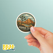 Joshua Tree National Park Sticker | Joshua Tree National Park Travel Decal | Joshua Tree National Park Illustration Sticker
