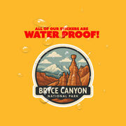 Bryce Canyon National Park Sticker | Bryce Canyons National Park Travel Decal | Bryce Canyon National Park Illustration Sticker