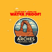 Arches National Park Sticker | Arches National Park Travel Decal | Arches National Park Illustration Sticker