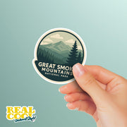 Great Smoky Mountains National Park Sticker | Great Smoky Mountains National Park Travel Decal