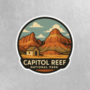 Capitol Reef National Park Sticker | Capitol Reef National Park Travel Decal