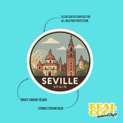 Seville Spain Sticker | Seville Spain Travel Decal | Spain Sticker