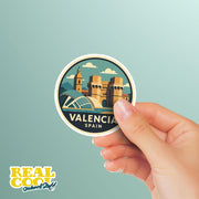 Valencia Spain Sticker | Valencia Spain Travel Decal | Spain Sticker
