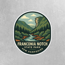 Franconia Notch State Park Sticker | Franconia Notch Sticker | New Hampshire Sticker