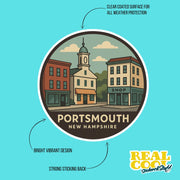 Portsmouth Sticker | Portsmouth New Hampshire Sticker | Portsmouth Stickers