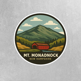 Mt Monadnock Sticker | Mount Monadnock Stickers | New Hampshire Stickers