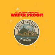 San Sebastian Spain Sticker | San Sebastian Spain Travel Decal | Spain Sticker