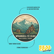 Wrangell-St. Elias National Park Sticker | Wrangell-St. Elias National Park Travel Decal