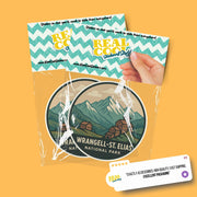 Wrangell-St. Elias National Park Sticker | Wrangell-St. Elias National Park Travel Decal