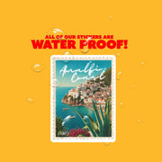 Amalfi Coast Sticker | Amalfi Coast Stamp Sticker | Italy Sticker