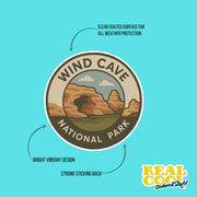 Wind Cave National Park Sticker | Wind Cave National Park Travel Decal