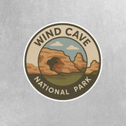 Wind Cave National Park Sticker | Wind Cave National Park Travel Decal
