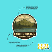 Eagle Mountain Minnesota Sticker | Eagle Mountain Travel Decal