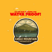 Eagle Mountain Minnesota Sticker | Eagle Mountain Travel Decal