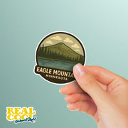 Eagle Mountain Minnesota Sticker | Eagle Mountain Travel Decal