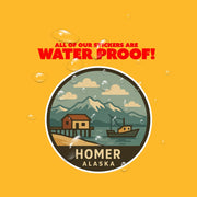 Homer Alaska Sticker | Homer Alaska Travel Decal
