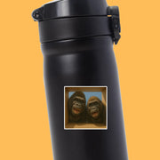 Gorilla Sticker | Two Gorillas Sticker | Gorilla Decal