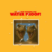 Tyrannosaurus Sticker | T-Rex Decal | Dinosaur Water Bottle Sticker