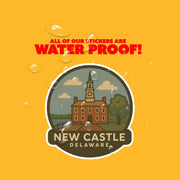 New Castle Delaware Sticker | New Castle Travel Decal