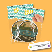 Crystal River Florida Sticker | Crystal River Travel Decal
