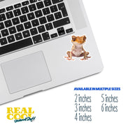 Crested Gecko Sticker | Colorful Crested Gecko Decal for Laptops, Water Bottles & More | Unique Animal Art Decor