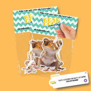 Crested Gecko Sticker | Colorful Crested Gecko Decal for Laptops, Water Bottles & More | Unique Animal Art Decor