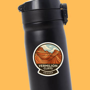 Vermilion Cliffs Sticker | Arizona Travel Decal | Vermilion Cliffs National Monument Illustration Sticker