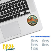 Lake Powell Sticker | Arizona Travel Decal | Lake Powel National Park Illustration Sticker