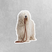 Komondor Sticker | Komondor Dog Sticker | Walk The Dog Sticker