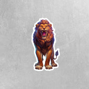 Lion Sticker | Majestic Lion Sticker | King of the Jungle Decal