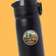Cody Sticker | Wyoming Travel Decal | Cody National Park Illustration Sticker