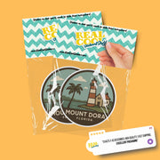 Mount Dora Florida Sticker | Florida Travel Decal | Mt Dora Illustration Sticker