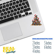 Rottweiler Sticker | Rottweiler Christmas Sticker | Rotty Decal