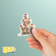 Maltese Sticker | Maltese Christmas Sticker | Maltese Decal