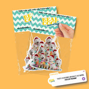 American Eskimo Sticker | American Eskimo Christmas Sticker | Amercian Eskimo Dog Decal