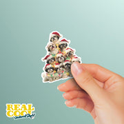 Shih-Tzu Sticker | Shih-Tzu Christmas Sticker | Shih-Tzu Decal