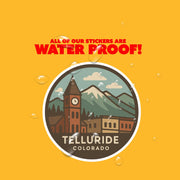 Telluride Sticker | Telluride Travel Decal | Telluride Colorado Illustration Sticker