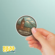 Telluride Sticker | Telluride Travel Decal | Telluride Colorado Illustration Sticker