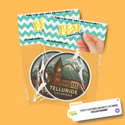 Telluride Sticker | Telluride Travel Decal | Telluride Colorado Illustration Sticker